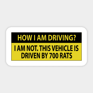 Rats Bumper Sticker